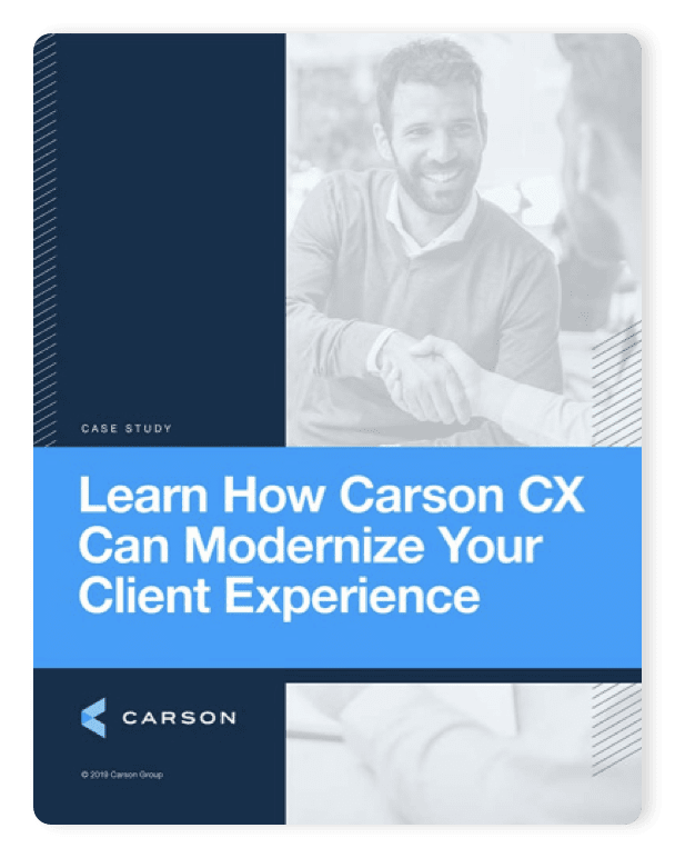 Learn How Carson CX Can Modernize Your Client Experience - Case Study