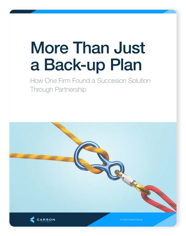 More Than Just a Back-up Plan: How One Firm Found a Succession Solution Through Partnership - Case Study